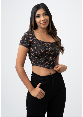 KEA PRINTED CROP TOP